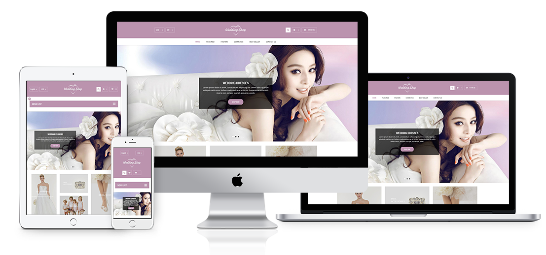 Wedding Shop - Love Paradise PrestaShop Theme